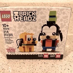 Brand New BrickHeadz Lego 40378 Pluto and Goofy 214 piece set